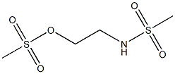 Methanesulfonic acid [2-[(methylsulfonyl)amino]ethyl] ester,,结构式