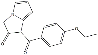 1-(p-エトキシベンゾイル)-2-ピロリジノン 化学構造式