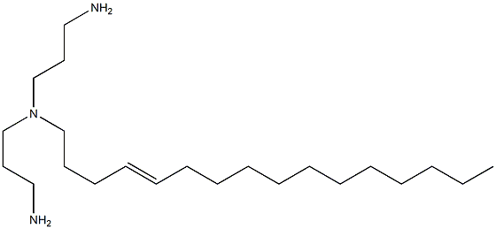 N,N-Bis(3-aminopropyl)-4-hexadecen-1-amine Structure