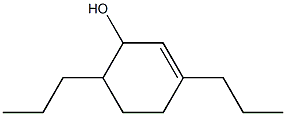 3,6-Dipropyl-2-cyclohexen-1-ol Structure