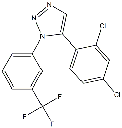  1-(3-Trifluoromethylphenyl)-5-(2,4-dichlorophenyl)-1H-1,2,3-triazole