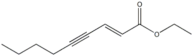 (E)-2-Nonen-4-ynoic acid ethyl ester 结构式