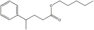 4-Phenylpentanoic acid pentyl ester Structure