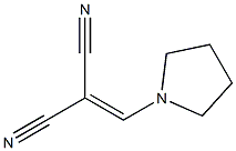 (Pyrrolidine-1-yl)methylenemalononitrile,,结构式