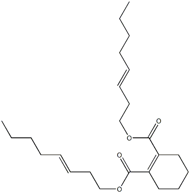 1-Cyclohexene-1,2-dicarboxylic acid bis(3-octenyl) ester Structure