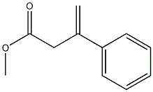3-フェニル-3-ブテン酸メチル 化学構造式