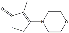 2-Methyl-3-morpholino-2-cyclopenten-1-one Structure