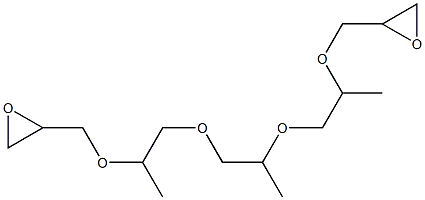 1,8-Bis(glycidyloxy)-1,4,8-trimethyl-3,6-dioxaoctane Struktur
