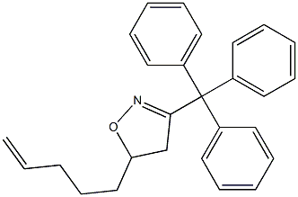 3-Triphenylmethyl-5-(4-pentenyl)-2-isoxazoline