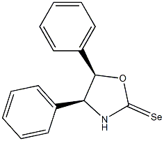 (4S,5R)-4,5-Diphenyloxazolidine-2-selenone Structure