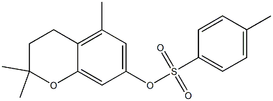 3,4-Dihydro-2,2,5-trimethyl-7-[(4-methylphenyl)sulfonyloxy]-2H-1-benzopyran