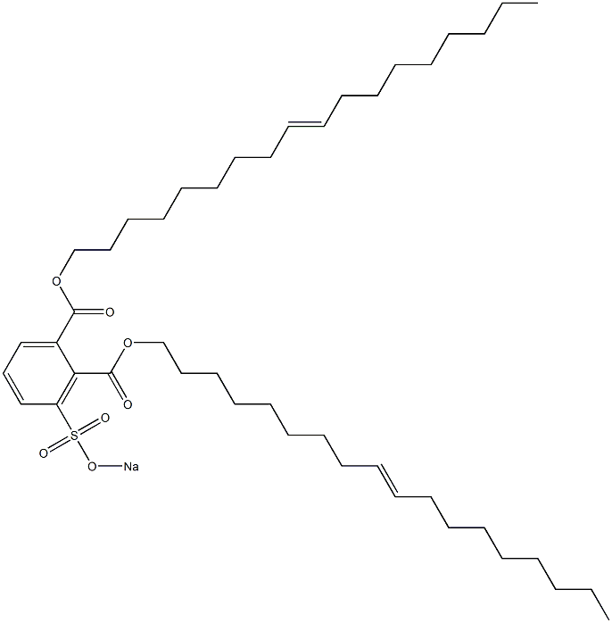 3-(Sodiosulfo)phthalic acid di(9-octadecenyl) ester