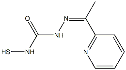 1-[1-(2-Pyridinyl)ethylidene]-4-mercaptosemicarbazide,,结构式