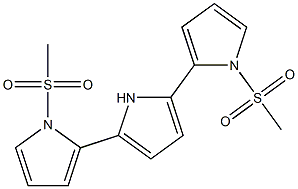 2,5-Bis(1-methylsulfonyl-1H-pyrrol-2-yl)-1H-pyrrole Structure