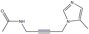 N-[4-(5-Methyl-1H-imidazol-1-yl)-2-butynyl]acetamide Structure