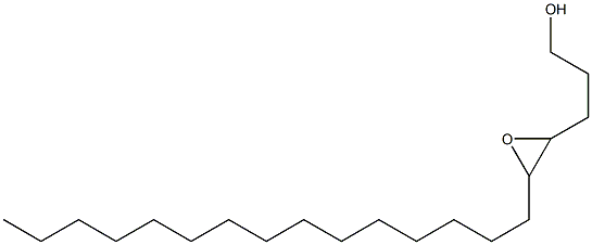 4,5-エポキシイコサン-1-オール 化学構造式