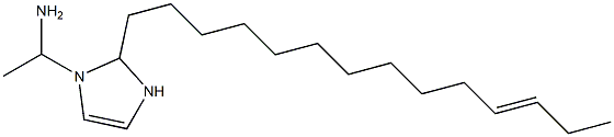 1-(1-アミノエチル)-2-(11-テトラデセニル)-4-イミダゾリン 化学構造式