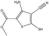 3-Amino-4-cyano-5-mercaptothiophene-2-carboxylic acid methyl ester