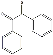 1,2-Diphenyl-2-thioxoethanone Struktur