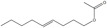 Acetic acid 4-nonenyl ester Structure
