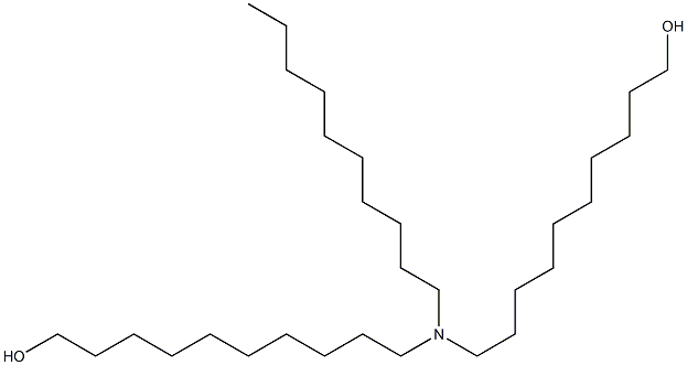 10,10'-(Decylimino)bis(1-decanol) Struktur