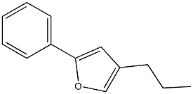 2-Phenyl-4-propylfuran 结构式