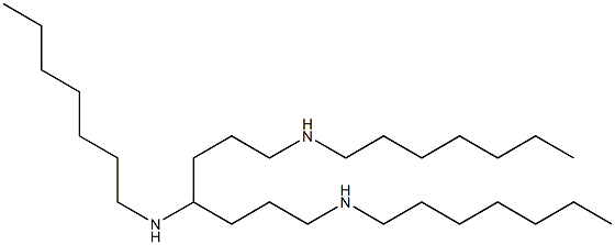 N,N',N''-Triheptylheptane-1,4,7-triamine Structure