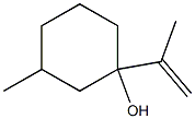 1-Isopropenyl-3-methylcyclohexanol,,结构式