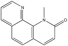 1-メチル-1,10-フェナントロリン-2(1H)-オン 化学構造式