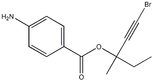 4-Aminobenzoic acid 3-bromo-1-ethyl-1-methyl-2-propynyl ester|