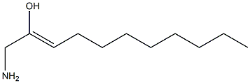 1-Amino-2-undecen-2-ol,,结构式