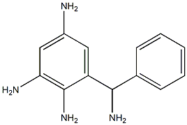 (2,3,5-Triaminophenyl)phenylmethanamine Structure