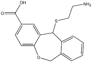 11-[[2-(Amino)ethyl]thio]-6,11-dihydrodibenz[b,e]oxepin-2-carboxylic acid Structure