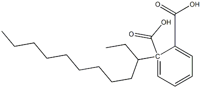 (-)-フタル酸水素1-[(R)-1-エチルデシル] 化学構造式