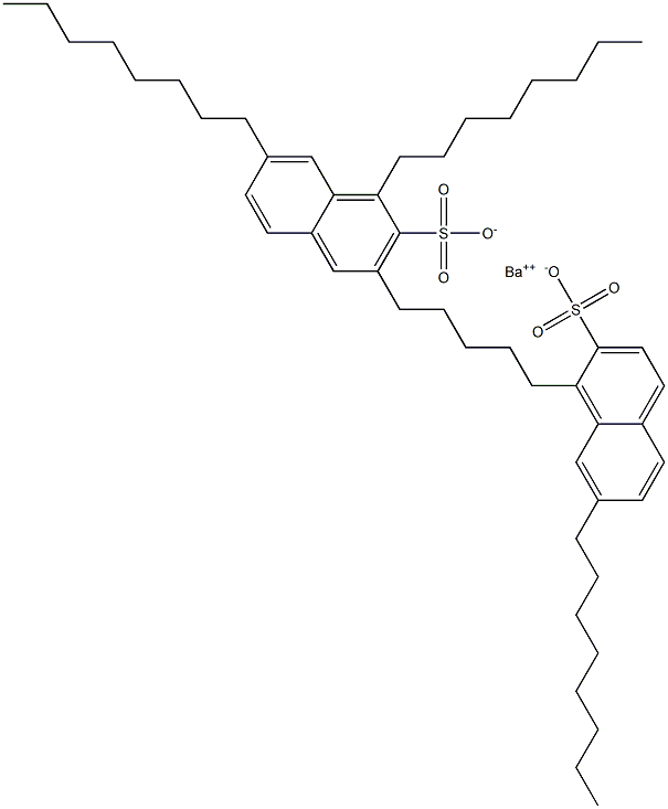  Bis(1,7-dioctyl-2-naphthalenesulfonic acid)barium salt