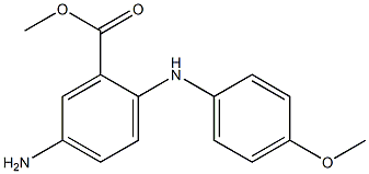 5-Amino-2-(p-anisidino)benzoic acid methyl ester