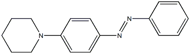 1-[p-(Phenylazo)phenyl]piperidine Structure