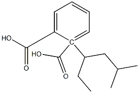 (-)-フタル酸水素1-[(R)-1-イソブチルプロピル] 化学構造式