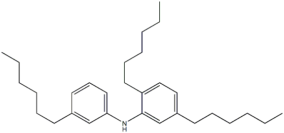 3,2',5'-Trihexyl[iminobisbenzene] Structure