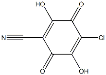 4-Chloro-2,5-dihydroxy-3,6-dioxo-1,4-cyclohexadiene-1-carbonitrile|