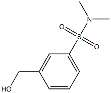 3-Hydroxymethyl-N,N-dimethyl-benzenesulfonamide,,结构式