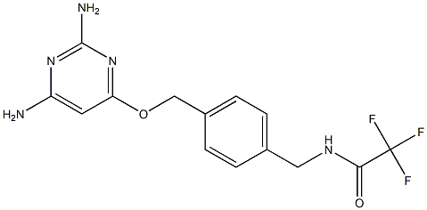  N-[4-(2,6-Diamino-pyrimidin-4-yloxymethyl)-benzyl]-2,2,2-trifluoro-acetamide