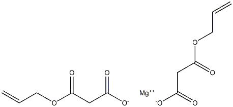 Bis (malonic acid monoallylester) magnesium salt Struktur