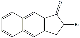 2-BROMO-2,3-DIHYDRO-1H-BENZ[F]INDEN-1-ONE Struktur
