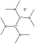 1,1,2,2-tetrakis(dimethylamino)ethane-1,2-bis(ylium) sulfide Struktur