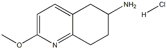 2-methoxy-5,6,7,8-tetrahydroquinolin-6-amine hydrochloride 结构式