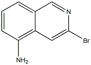 5-Amino-3-bromoisoquinoline Structure
