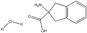 2-Aminoindan-2-carboxylic acid hydrate,97%,,结构式