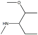 2-Methoxy-3-(N-methylamino)pentane Struktur