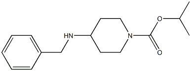 Isopropyl4-(benzylamino)-1-piperidinecarboxylate 化学構造式